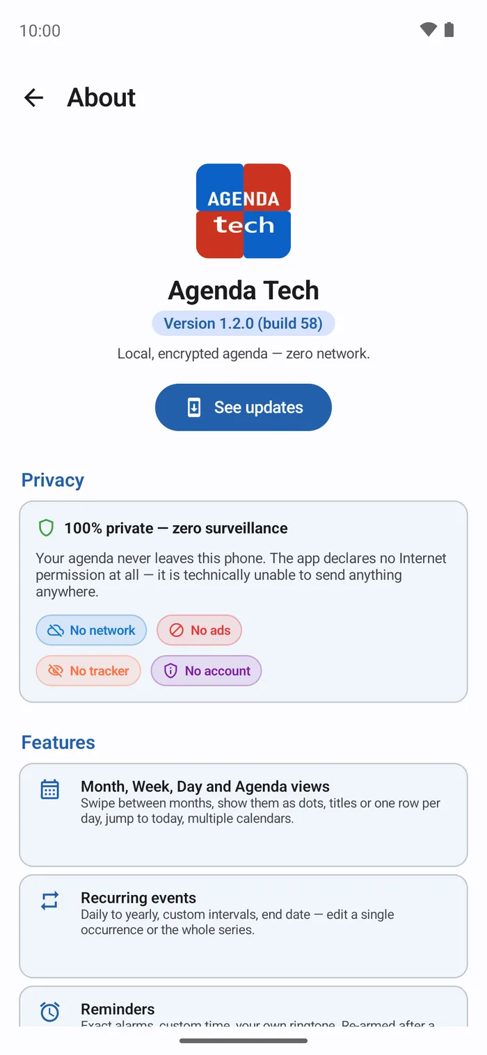 Agenda Tech — About page