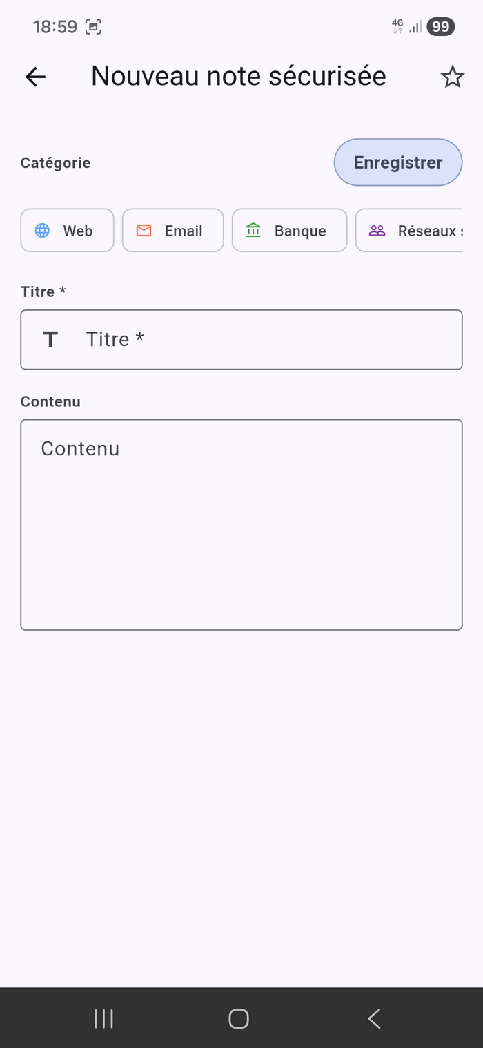 Pass Tech — note sécurisée