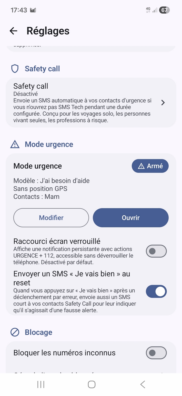 App SMS Tech Safety Call